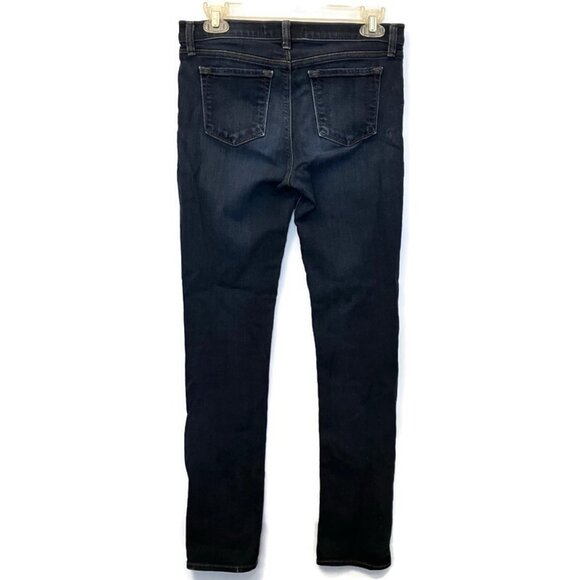 J Brand Womens Jeans Skinny Leg Size 27 Embrace Dark Wash Blue Mid Rise - Picture 4 of 6